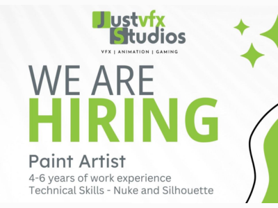 Just VFX Studios is hiring for Paint Artists