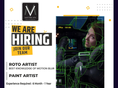 Latest job openings at Mattrix VFX studio