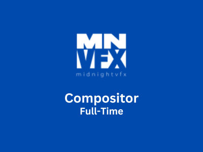 Midnight VFX is seeking a Compositor – Film & Episodic
