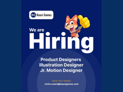 Multiple job openings at Baazi Games