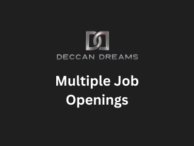 Multiple job openings at Deccan Dreams Studio