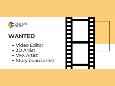 Multiple job openings at Dice Art Films
