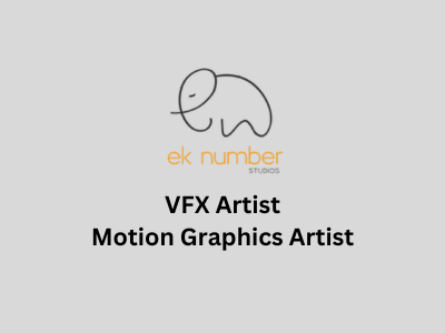 Multiple job openings at Ek Number Studios