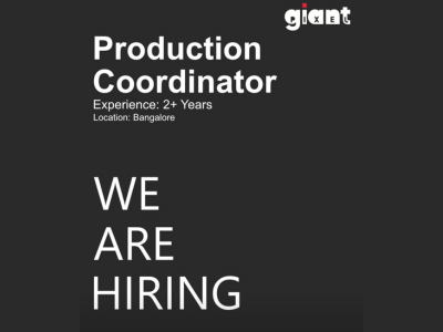 Production Coordinator required at Giant Pixel