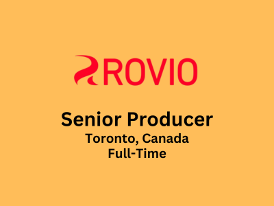 Rovio is looking for experienced Senior Producer