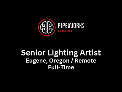 Senior Lighting Artist required at Pipeworks Studios