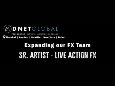 Sr. Artist - Live Action FX required at Adnet Global