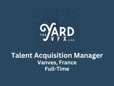 Talent Acquisition Manager required at The Yard VFX