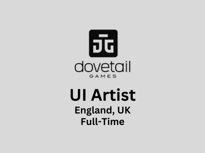 UI Artist required at Dovetail Games