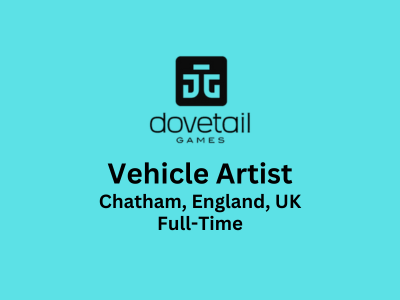 Vehicle Artist required at Dovetail Games
