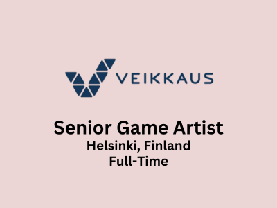 Veikkaus is looking for Senior Game Artist