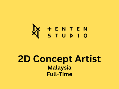 2D Concept Artist required at Ten Ten Studio