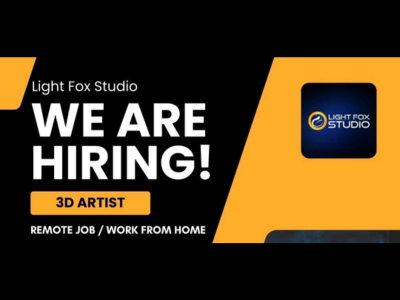3D Artist required at Light Fox Studio