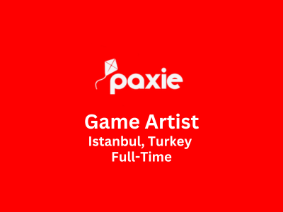 Game Artist required at Paxie Games