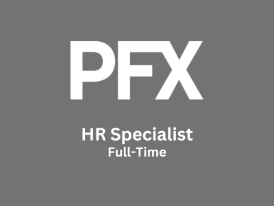 HR Specialist required at PFX.tv