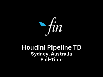 Houdini Pipeline TD required at Fin Design + Effects