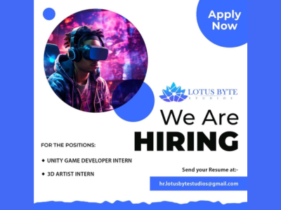 LotusByte Studios is hiring for Intern roles
