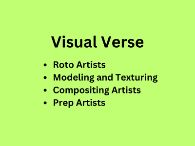 Multiple time job openings at Visual Verse