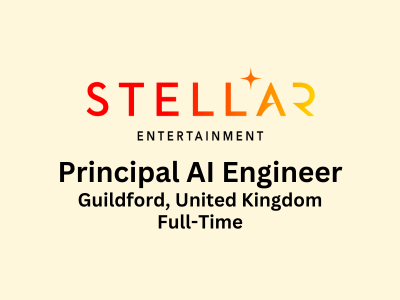 Principal AI Engineer required at Stellar Entertainment