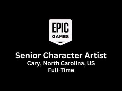 Senior Character Artist required at Epic Games
