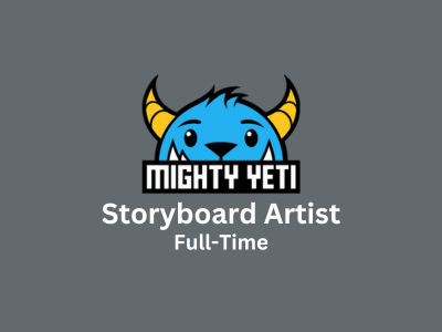 Storyboard Artist required at Mighty Yeti Studios