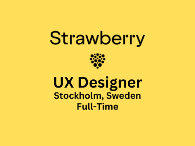 Strawberry Hotels is looking for an experienced UX Designer