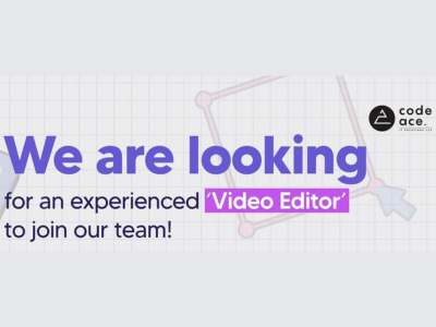 Video Editor required at CodeAce IT Solutions