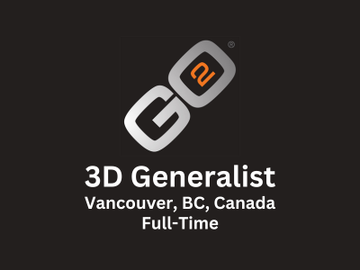 3D Generalist required at Go2 Productions