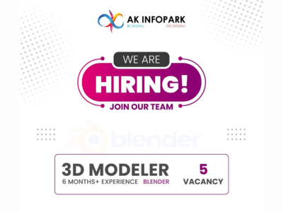 3D Modeler required at AK INFOPARK. Proficiency in 3D modeling software such as Autodesk Maya, Substance Painter, and Blender.