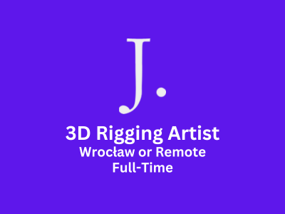 3D Rigging Artist required at Juice Studio