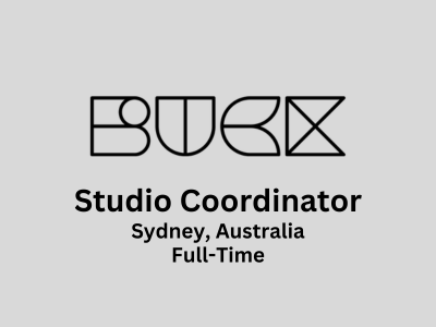 BUCK is looking for a Studio Coordinator
