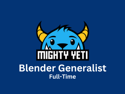 Blender Generalist required at Mighty Yeti Studios
