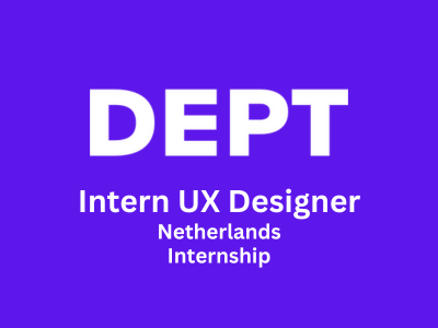 DEPT is looking for the role of Intern UX Designer