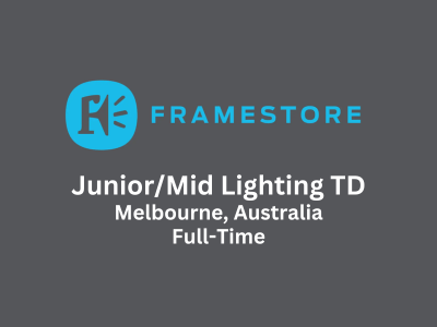 Framestore is looking for experienced Lighting TD