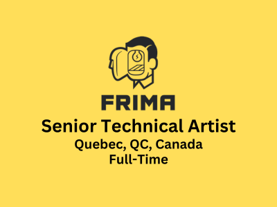 Frima Studio is looking for a Senior Technical Artist