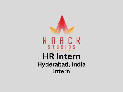 HR Interns are required at Knack Studios