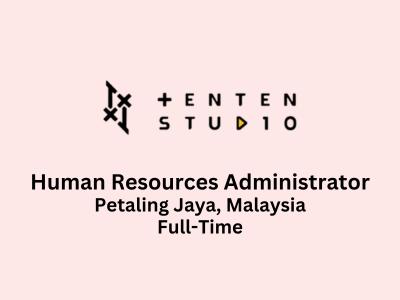 Human Resources Administrator required at Ten Ten Studio