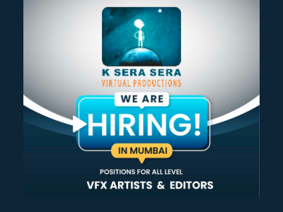 K Sera Sera Virtual Productions is hiring VFX Artists & Editors