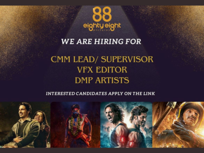 Multiple job openings at 88 Pictures Studio