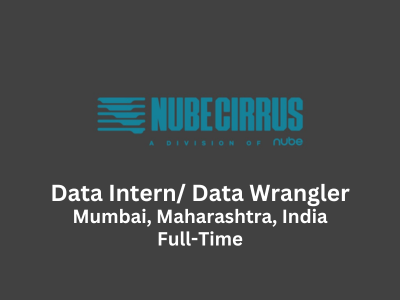 Nube Cirrus is hiring Data Intern Data Wrangler