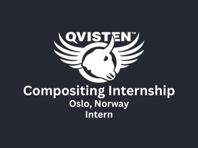 Qvisten is hiring for Compositing Internship