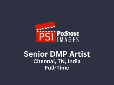 Senior DMP Artist required at PixStone Images