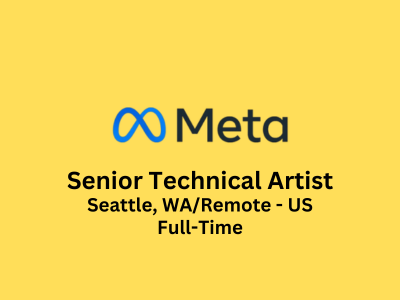 Senior Technical Artist required at BigBox