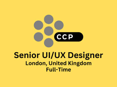 Senior UIUX Designer required at CCP Games