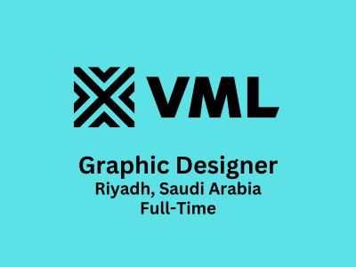VML is looking for talented Graphic Designer