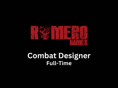 Combat Designer required at Romero Games