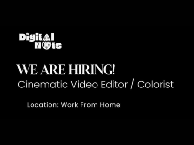 Digital Nuts is hiring Cinematic Video Editor  Colorist
