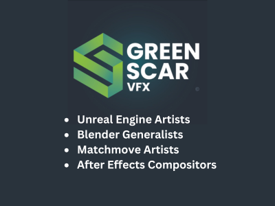 GREENSCAR VFX is seeking talented professionals