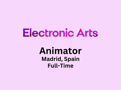 Job opening for Animator at Electronic Arts 