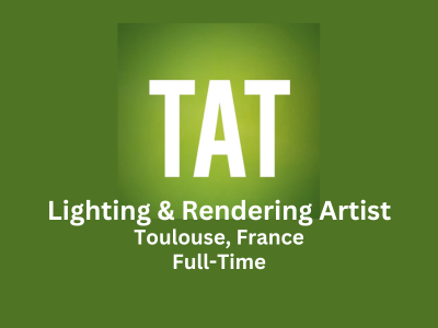 Junior Lighting & Rendering Artist required at TAT